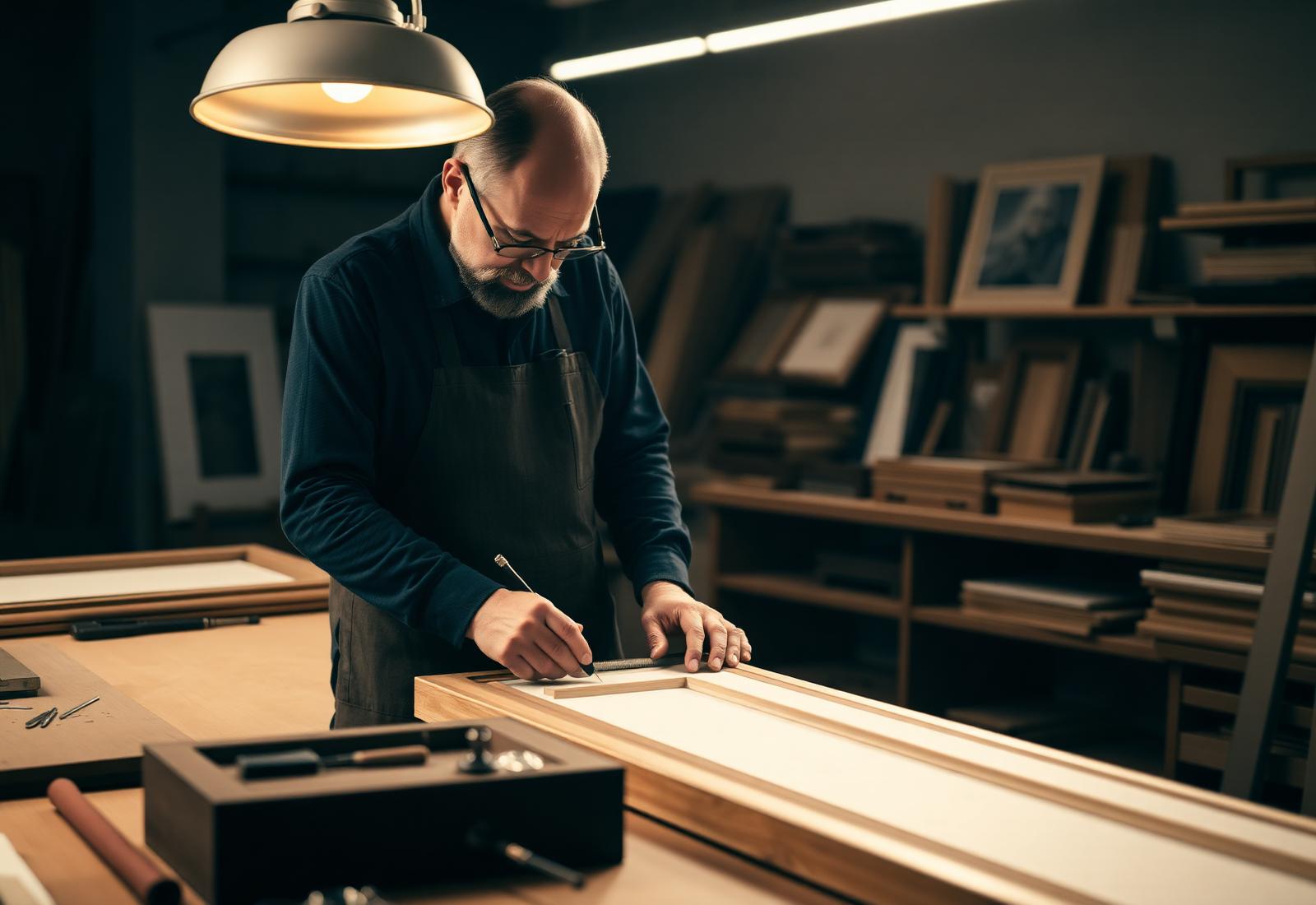 Framer at work in the Pro Signatures workshop