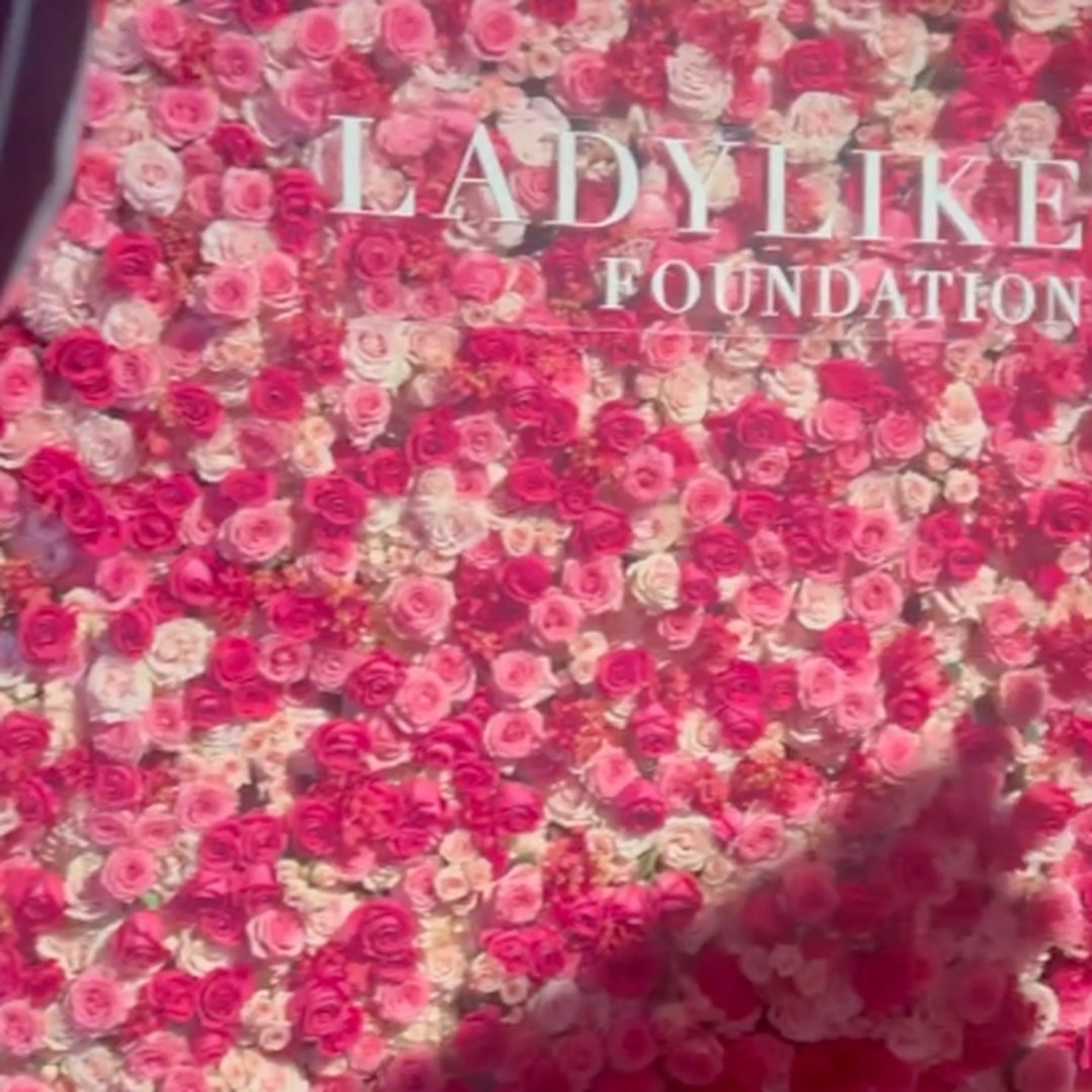 LadyLike Foundation event — memorabilia raising money for a great foundation.