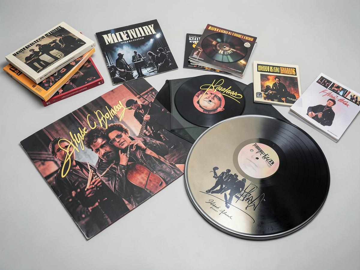 Vinyl & Drumhead Set
