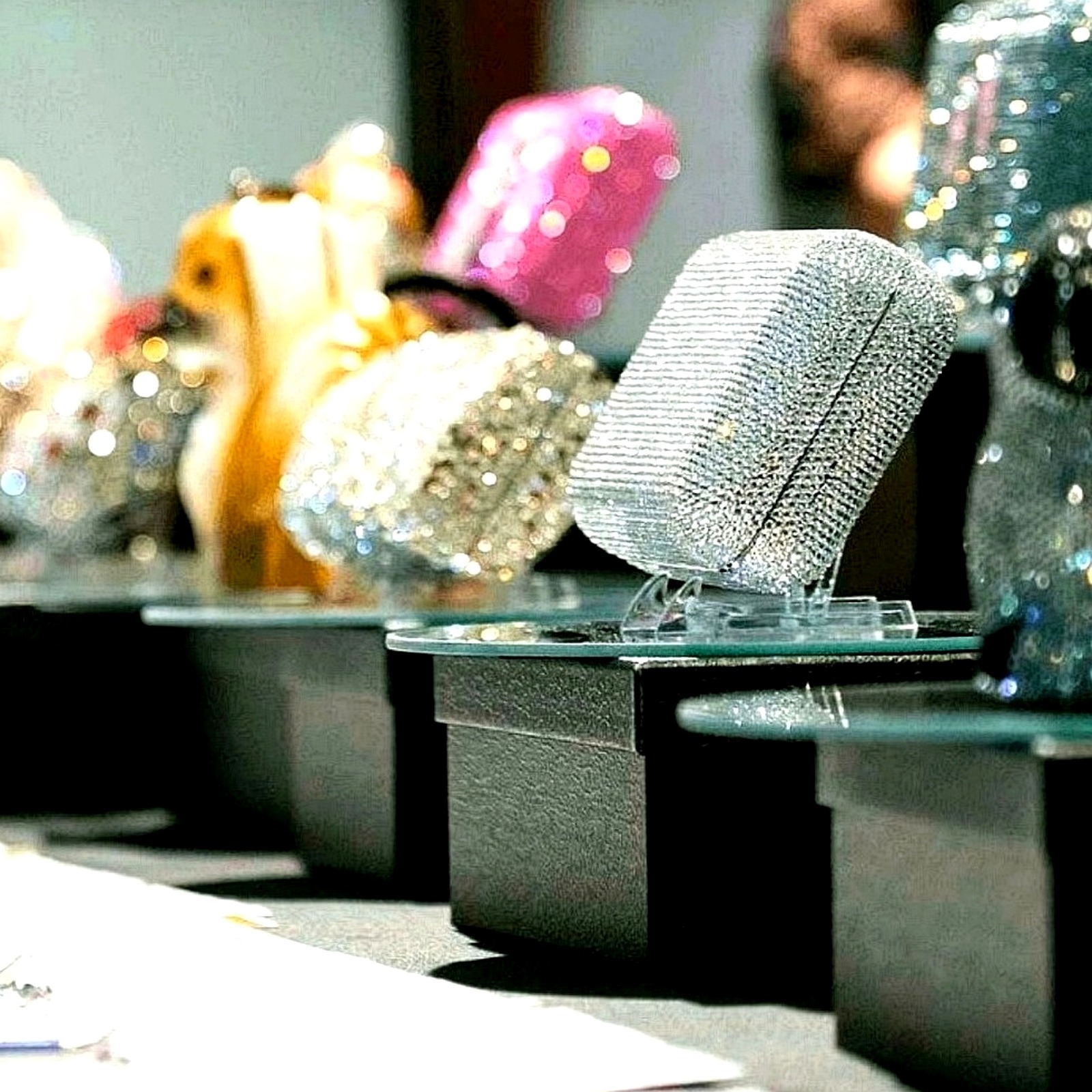 Crystal Clutch Auction Display