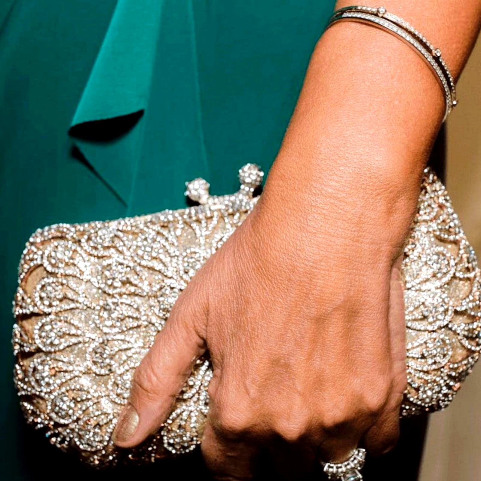 Crystal Clutch Detail
