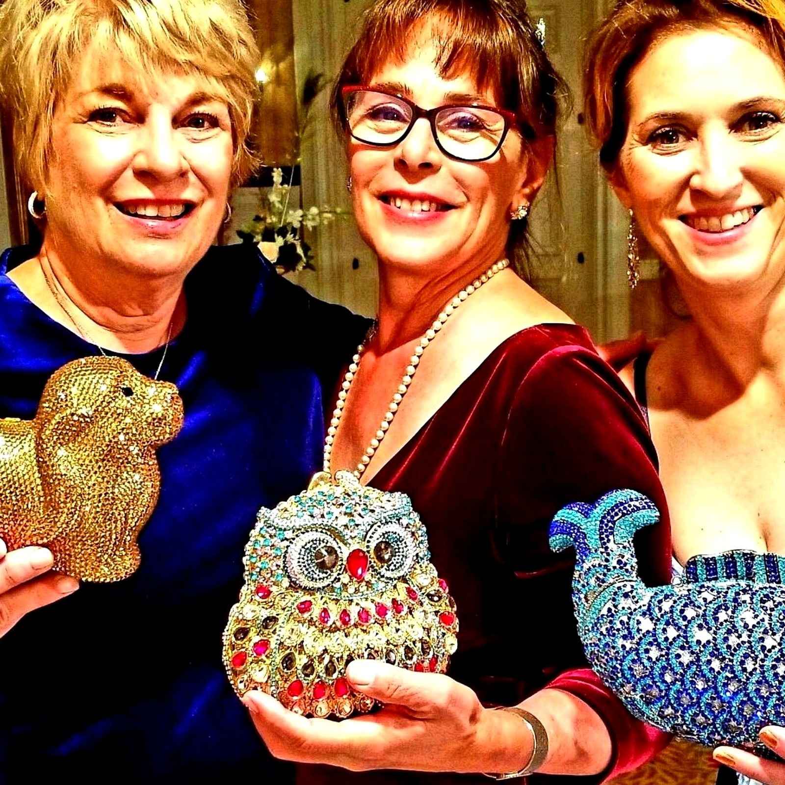 Crystal Animal Clutches