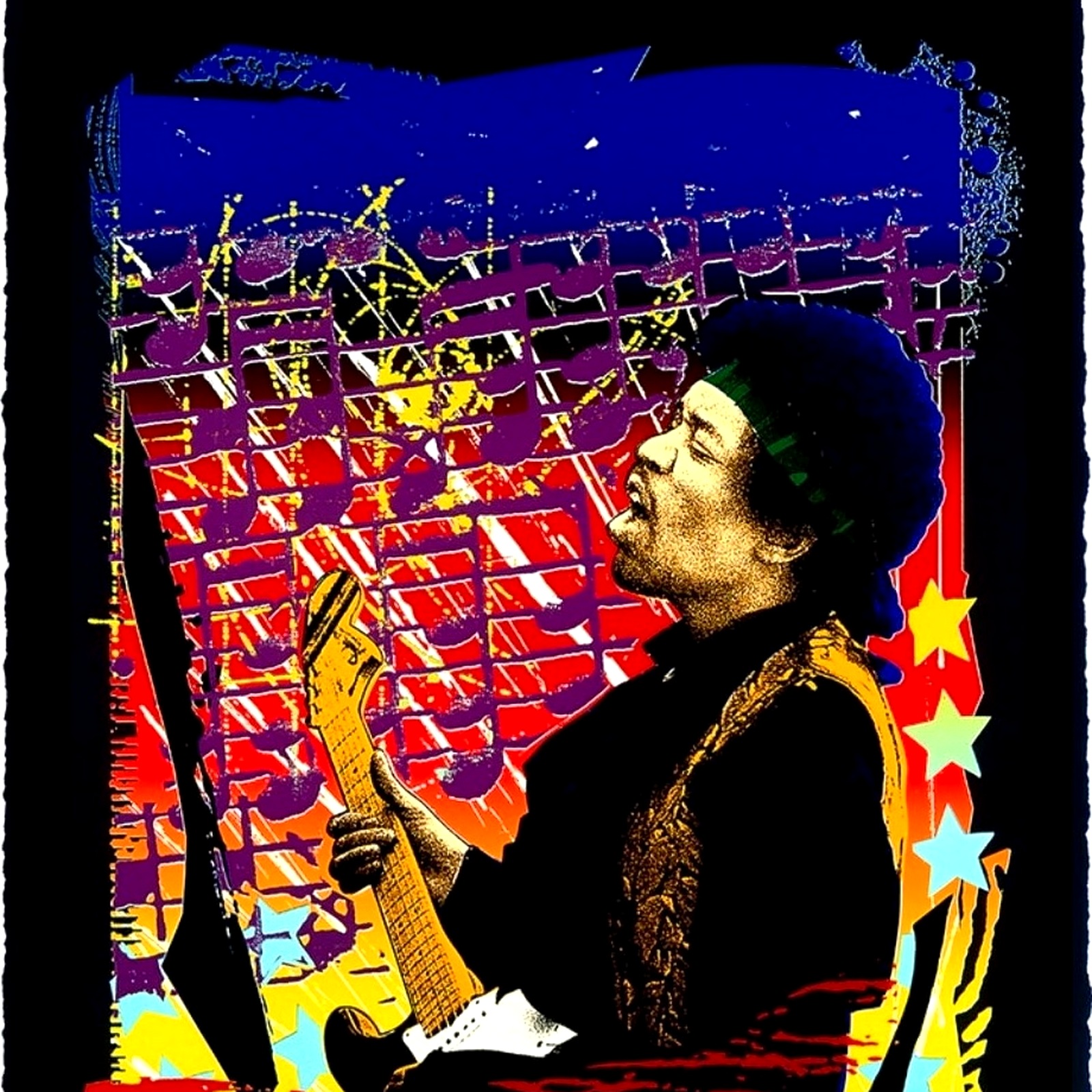 Jimi Hendrix Pop Art
