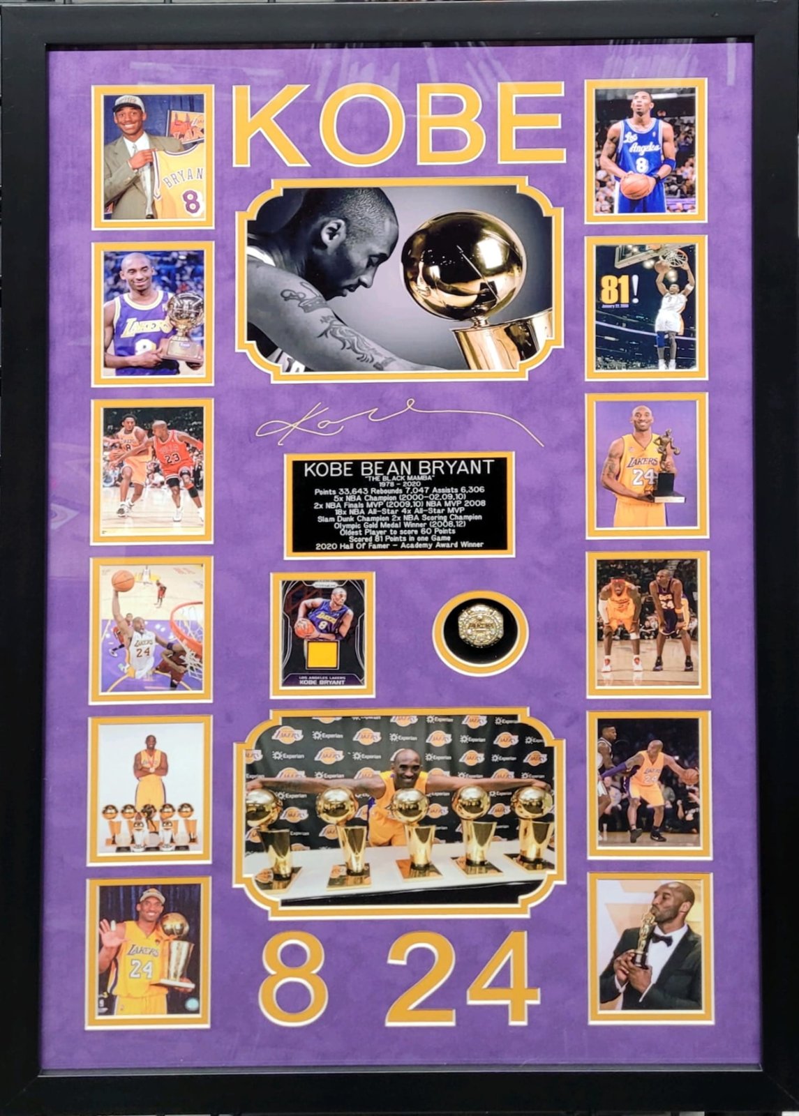 Kobe Bryant 8 / 24 Career Collage