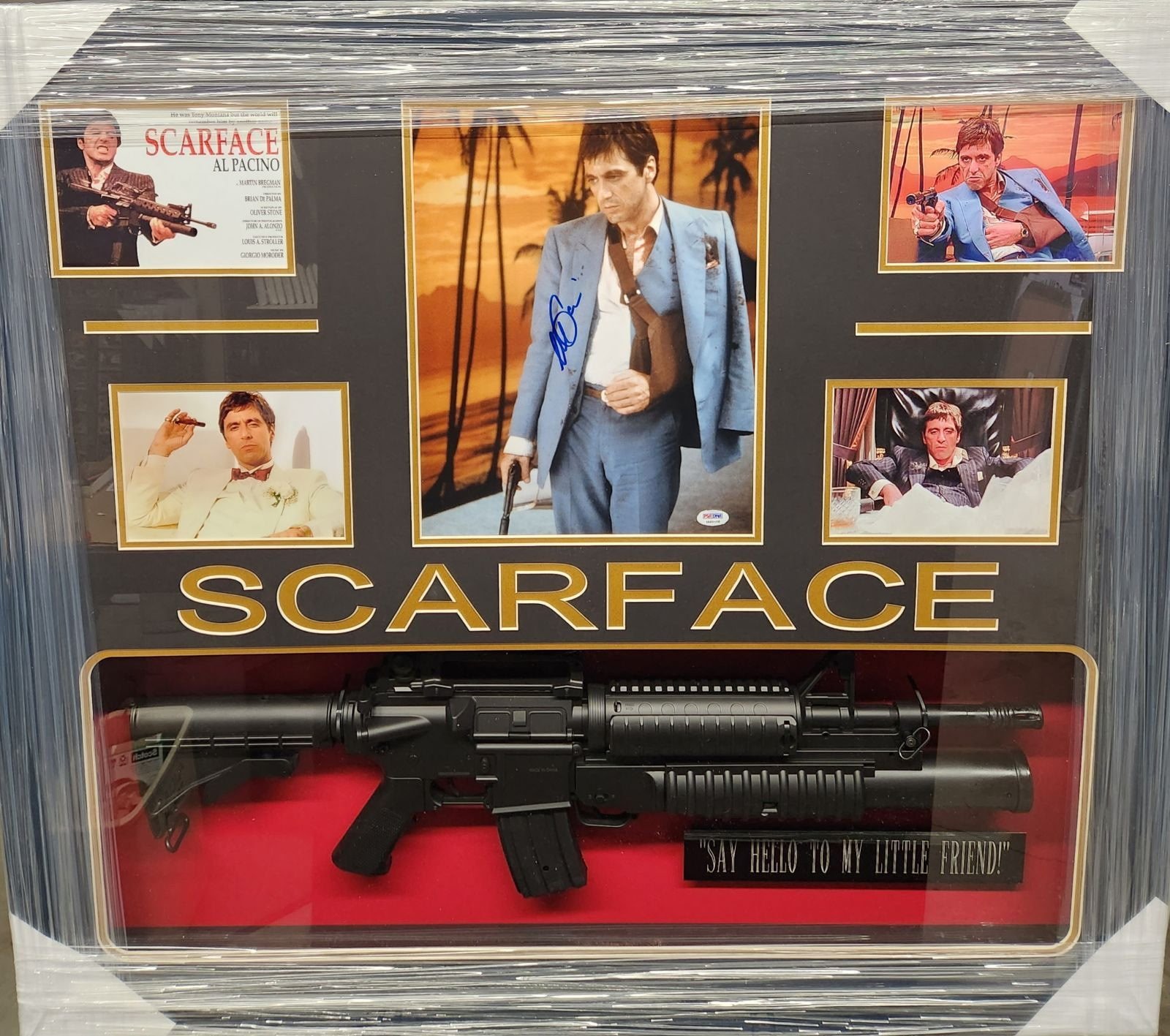 Scarface Al Pacino Signed Display